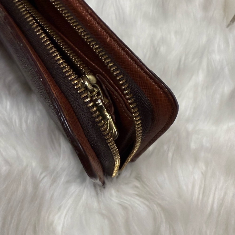 Vintage Louis Vuitton Monogram Portomone Zipper Round Long Wallet - Picture 16 of 16